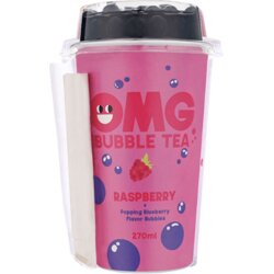 OMG BUBBLE TEA Malina sa bobicama borovnice, 270ml Cene