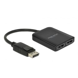 Delock DisplayPort 1.4 Splitter 1 x DisplayPort to 2 x DisplayPort MST Cene