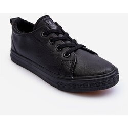 Kesi Children's leather sneakers Black Poliana Cene