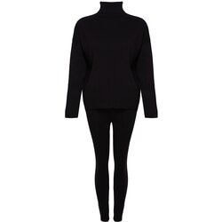 Trendyol Black Wide Fit Turtleneck Knitwear Bottom-Top Set Cijene