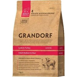 Grandorf Dog Adult Medium & Maxi Breeds - Jagnjetina & Ćuretina 1kg Cene