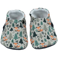 Snugi copat CK2606 Fox in the forest barefoot U grey 22 Cene