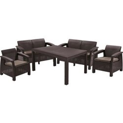 Keter baštenski set corfu fiesta, pe-ratan, braon ( cu 258945 ) Cene