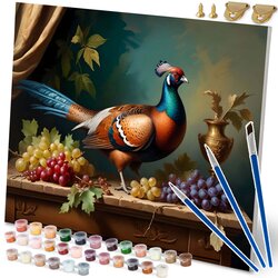 Massido Paint by Numbers Kit - Pheasant 40x50 cm for Creative Fun, (21738646) Cene