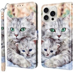 SUNSKY Eleganten etui ovitek za iPhone 16 Pro, Mucki Cene