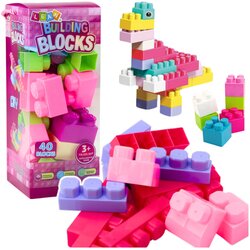 Blocks In Box Large Construction Set Colorful 40pcs. Cene