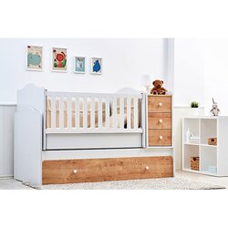 Belis NOVA'' 5u1 krevetac za bebe bež-beli Cene