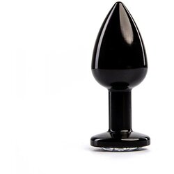 Fantasy toys Anal butt plug metal crni S Cene