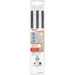 Edding 10 Garphit 6er-Pack 4-8891-6097 zamjenski vrh crna 1 Set Cene