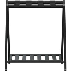  Stalak za prtljagu crni 68 x 38 x 58 cm od bambusa Cijene