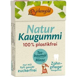 Birkengold Prirodne žvakaće gume - Ulje čajevca i nana Cene