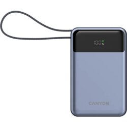  Power bank OnPower 600 built-in cable 20000 mAh PD65W Dark Grey Cene