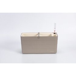 Plastia Sivo-bež samozalivalni lonček, dolžina 40 cm Berberis - Plastia Cene
