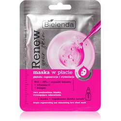 Bielenda Renew Your Skin maska iz platna z regeneracijskim učinkom 18 g Cene