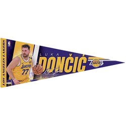 WinCraft Luka Dončić 77 Los Angeles Lakers Premium Pennant 12x30 zastavica Cene