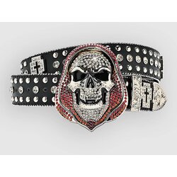 Broken Promises Shriek Rhinestone Pas black Cene