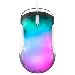 Mars Gaming Mouse Mmglow Rgb Bela, (21405135) Cene
