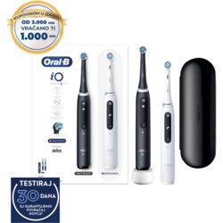 Oral-b iO5 Duo Pack Električne četkice za zube, Crna/Bela Cene