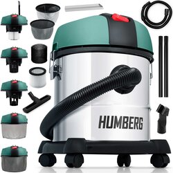 Humberg Powerful 20L 1200W Industrial Vacuum Cleaner HM-400 for Wet and Dry Use, (21740395) Cene