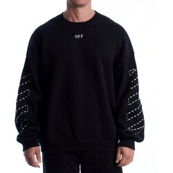 Off-white Puloverji OMHE191C99KNI001-1061 Črna Cene