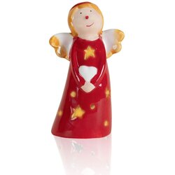 Aberto Design Dekorativni predmet SUS0164, 8x6x14 cm, Crvena i bijela Cijene