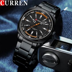 Curren naviforce ženski sat 8455, crni Cene