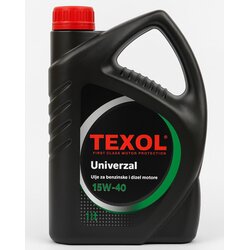 Texol Univerzal 15W-40 – motorno ulje za benzinske i dizel motore (1L) Cene