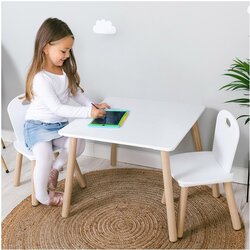 Freeon Miza Athena z dvema stolčkoma - bela 40437 Cene