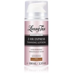 Loving Tan 2 HR Express hidratantno mlijeko za samotamnjenje nijansa Dark 100 ml Cene