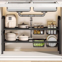 VIWAVEE raztegljiv organizator pod koritom 53–83 cm Cene