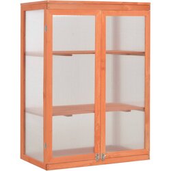 vidaXL Staklenik drveni 75 x 47 x 109 cm Cijene