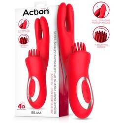 Action Vibrator Rabbit Bilma Red Cene