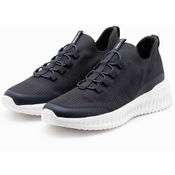 Ombre Men's sneaker slip-on shoes made of lightweight materials - graphite Cene