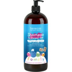 Benecos Family Shampoo & Shower Gel Soft Sweetness - 950 ml Cene