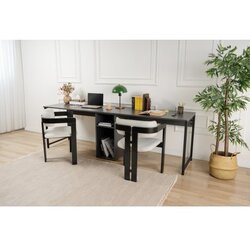 Hanah home Twin Study Desk - Anthracite pisalna miza, (21293115) Cene
