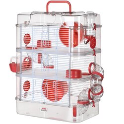 Zolux Rody3 Trio - rodent cage - red Cene
