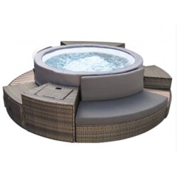 NetSpa VITA PREMIUM polučvrsti masažni bazen jacuzzi sa namještajem - 5 modula Cene