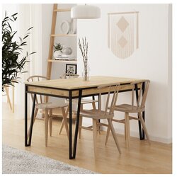 Hanah home produzeni trpezarijski sto pal - hrast Cene