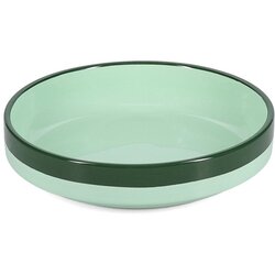 ONA Zeleni dubok tanjur od kamenine ø 21 cm Duo – Cene