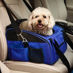 Freedog torba za auto sedište - plava 44x29x34cm Cene