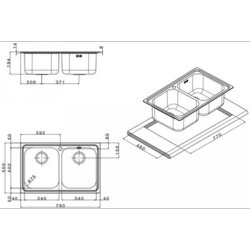 Apell set korita in armature VE792IBC Cene