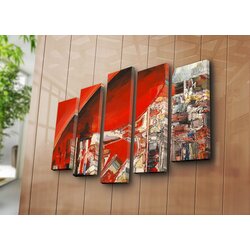 Wallity Set slika 5PATK-249, 105x70 cm, 5 komada Cene