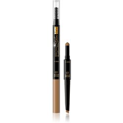 Eveline Cosmetics Brow Styler precizna olovka za obrve 3 u 1 nijansa 01 Medium Brown 1,2 g Cijene