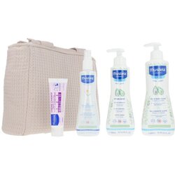 Mustela® beige trolley bag case 5 kom Cene