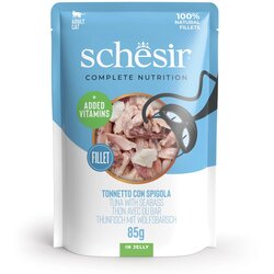Schesir Cat tuna s brancinom u želeu, vrećica 85 g Cene