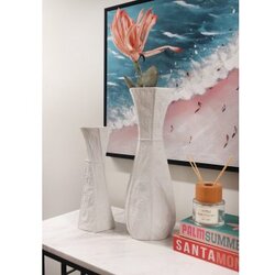 WALLXPERT vaza LCA0025, 17x16x45 cm, bijela Cijene