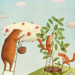Mideer Puzzle Berba na oblaku, 100 dijelova Cene