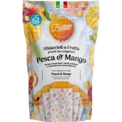  Ghiaccioli di Frutta - Pesca e Mango - 250 g Cene