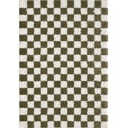 ESTE Tamno zeleni/krem tepih 160x230 cm Grida – Cene