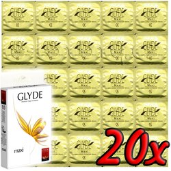 GLYDE Maxi - Premium Vegan Condoms 20 pack Cene